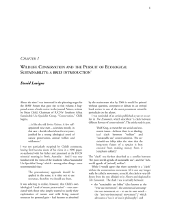 Chapter 1 - International Fund for Animal Welfare
