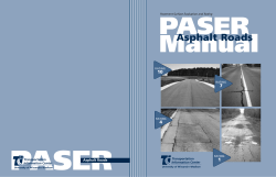 Asphalt Roads - Asphalt Pavement Association of Michigan