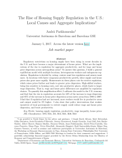 The Rise of Housing Supply Regulation in the US