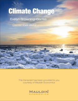 Climate Change - Mauldin Economics