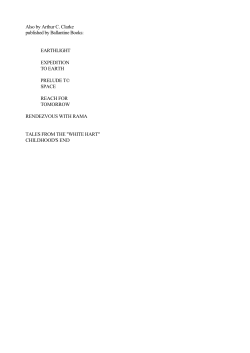 Also by Arthur C. Clarke published by Ballantine Books