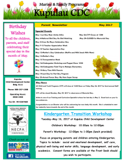 Kupulau CDC - MCCS Hawaii