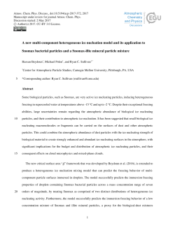 A new multi-component heterogeneous ice nucleation model and its