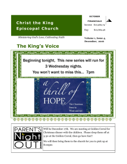 December 2016 - Christ the King