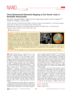 Three-Dimensional Elemental Mapping at the Atomic Scale in
