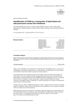 Identification of FtsW as a transporter of lipid