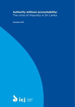 Authority without accountability: The crisis of impunity in