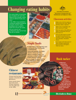 Changing eating habits