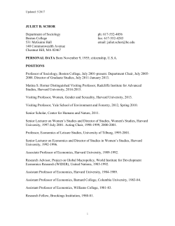 JULIET B - Boston College Home Page