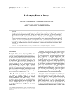 Exchanging Faces in Images