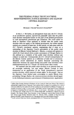 the federal public trust doctrine: misinterpreting justice kennedy and
