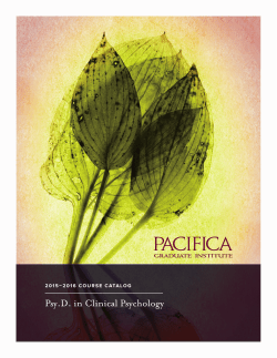 Psy.D. in Clinical Psychology