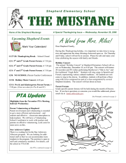 The Mustang - Shepherd Elementary School