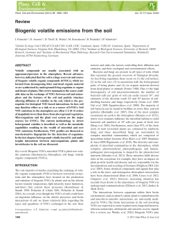 Plant, Cell and Environment 37 - CREAF