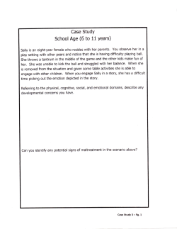 Case Study School Age (6 to 11 years)