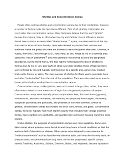 Ghettos and Concentrations Camps