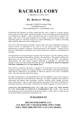 Script Preview - Heuer Publishing