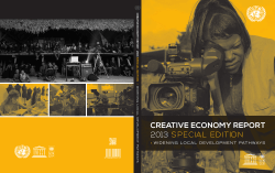 creative economy report 2013 special edition