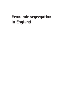 Economic segregation in England