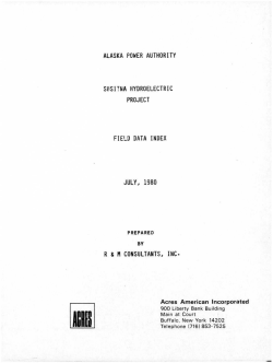 Plate not included in PDF. - Alaska Resources Library and