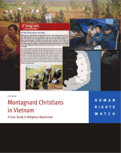 Montagnard Christians in Vietnam