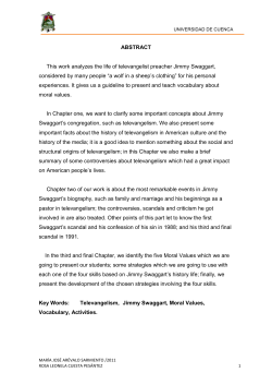 This work analyzes the life of tele considered by many people &ldquo;a