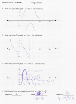 (no calculator) 4. Findtheamplitude,periodandphaseshiftof y =2sin