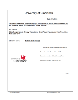 - OhioLINK Electronic Theses and Dissertations Center