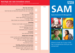 SAM leaflet - South Devon and Torbay CCG