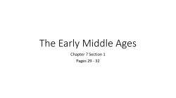 The Early Middle Ages