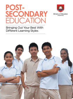 post- secondary education