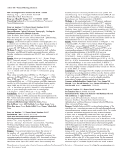 Session 503 Neurodegenerative diseases and brain trauma