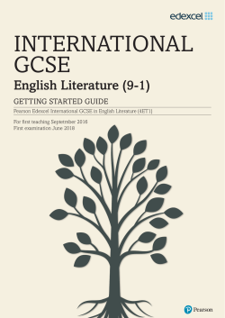 international gcse - Edexcel