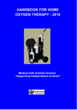 Handbook for Home Oxygen Therapy