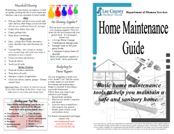 Basic home maintenance tools to help you maintain a