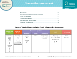 Summative Assessment