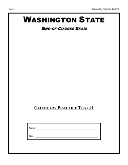 Geometry EOC practice exam