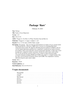 Package `flare`