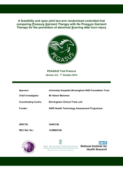 A feasibility and open pilot two-arm randomised controlled trial