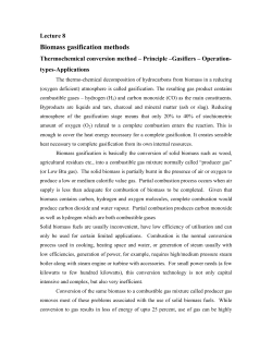 Biomass gasification methods