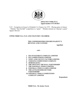 The Commissioners for Her Majesty`s Revenue and Customs v