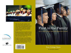 First in the Family: Advice About College from First