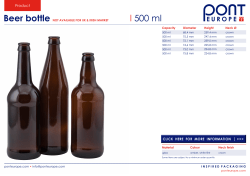 Beer bottle l 500 ml