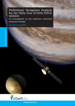 preliminary navigation analysis for the flyby tour of esa`s juice mission