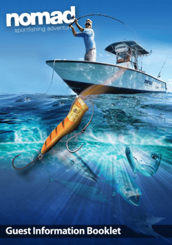 Information Booklet - Nomad Sportfishing