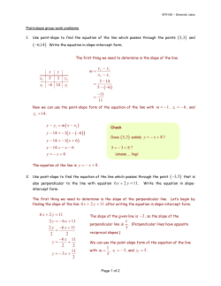 1 m = &minus; , 1 6 x = &minus; , and 14 y = 8 y x = &minus; + 2 11 x y + 2 11 x y +