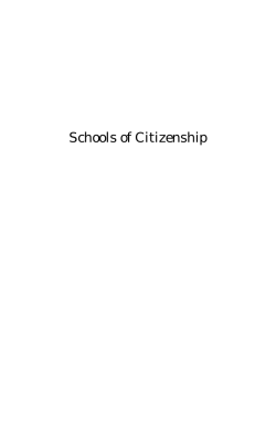 Schools of Citizenship