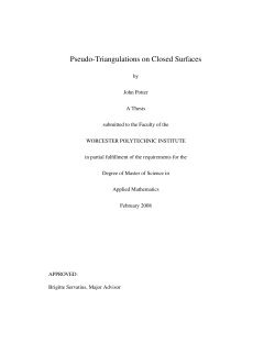 Pseudo-Triangulations on Closed Surfaces