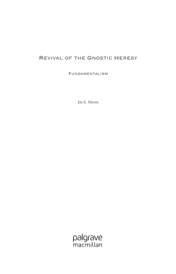Revival of the Gnostic Heresy