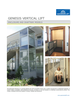 Brochure - Garaventa Lift
